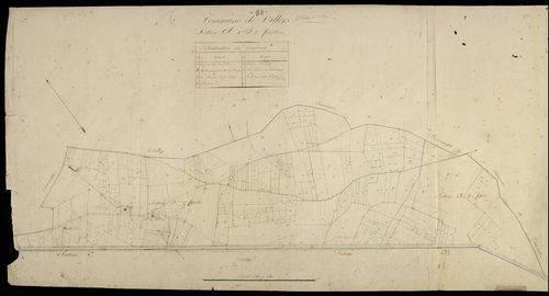 Plan du cadastre napoléonien - Villers-sous-Ailly (Villers) : A
