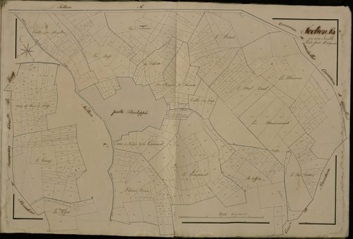 Plan du cadastre napoléonien - Villers-sous-Ailly : B