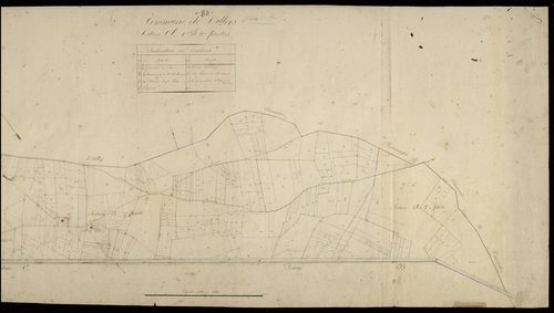 Plan du cadastre napoléonien - Villers-sous-Ailly (Villers) : A