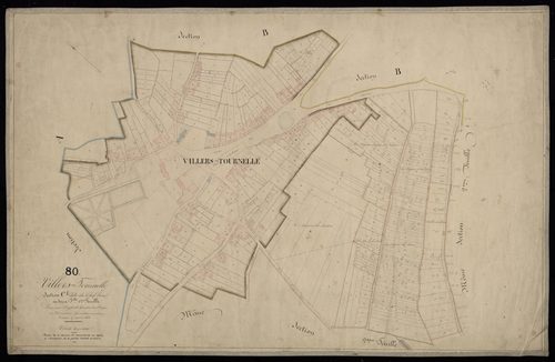 Plan du cadastre napoléonien - Villers-Tournelle : Chef-lieu (Le), C1