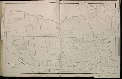 Plan du cadastre napoléonien - Atlas cantonal - Ville-sur-Ancre (Ville-sous-Corbie) : C2