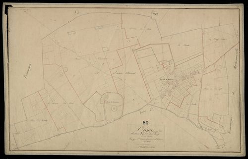 Plan du cadastre napoléonien - Vismes : Plouÿ (Le), A