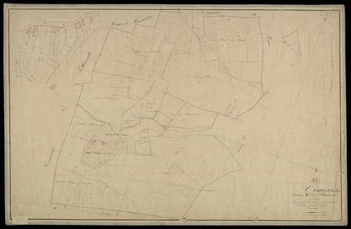 Plan du cadastre napoléonien - Vismes : Hantecourt, D