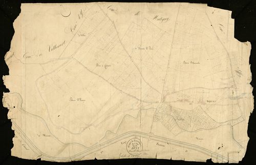 Plan du cadastre napoléonien - Voyennes : Buny, A
