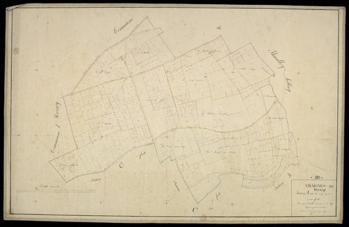 Plan du cadastre napoléonien - Vraignes-Les-Hornoy (Vraignes) : Vingt quatre (Les), A