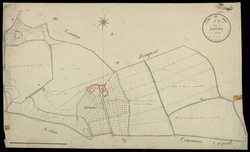 Plan du cadastre napoléonien - Vron : Balance (La), C