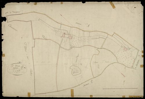 Plan du cadastre napoléonien - Vron : Pendé ; Hémancourt, H