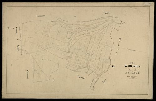 Plan du cadastre napoléonien - Wargnies : Couturelle (La), A