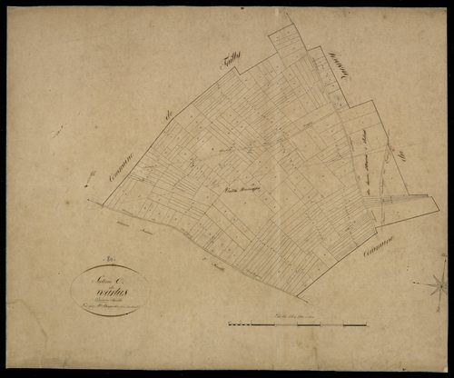 Plan du cadastre napoléonien - Warlus : C1