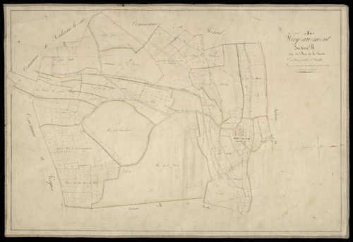 Plan du cadastre napoléonien - Wiry-Au-Mont : Bois de la Faude (Le), B1