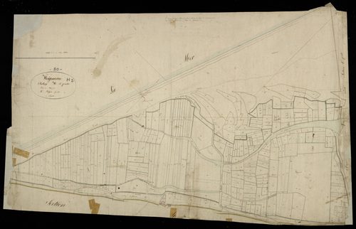 Plan du cadastre napoléonien - Woignarue : H3