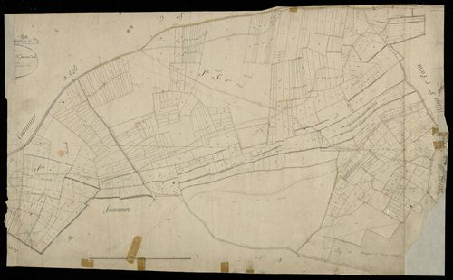 Plan du cadastre napoléonien - Woignarue : E et F3