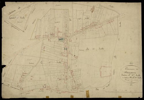Plan du cadastre napoléonien - Woincourt : A2, B1 et C1