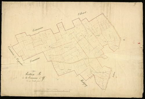 Plan du cadastre napoléonien - Y : B