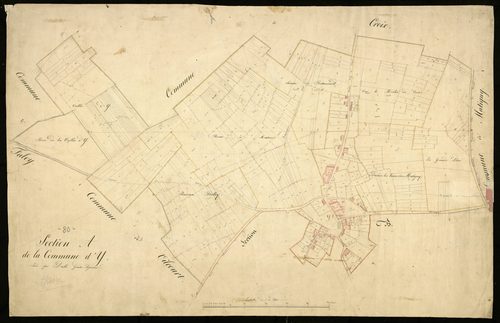 Plan du cadastre napoléonien - Y : A