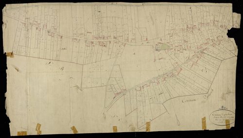 Plan du cadastre napoléonien - Yvrencheux : B2 et C2