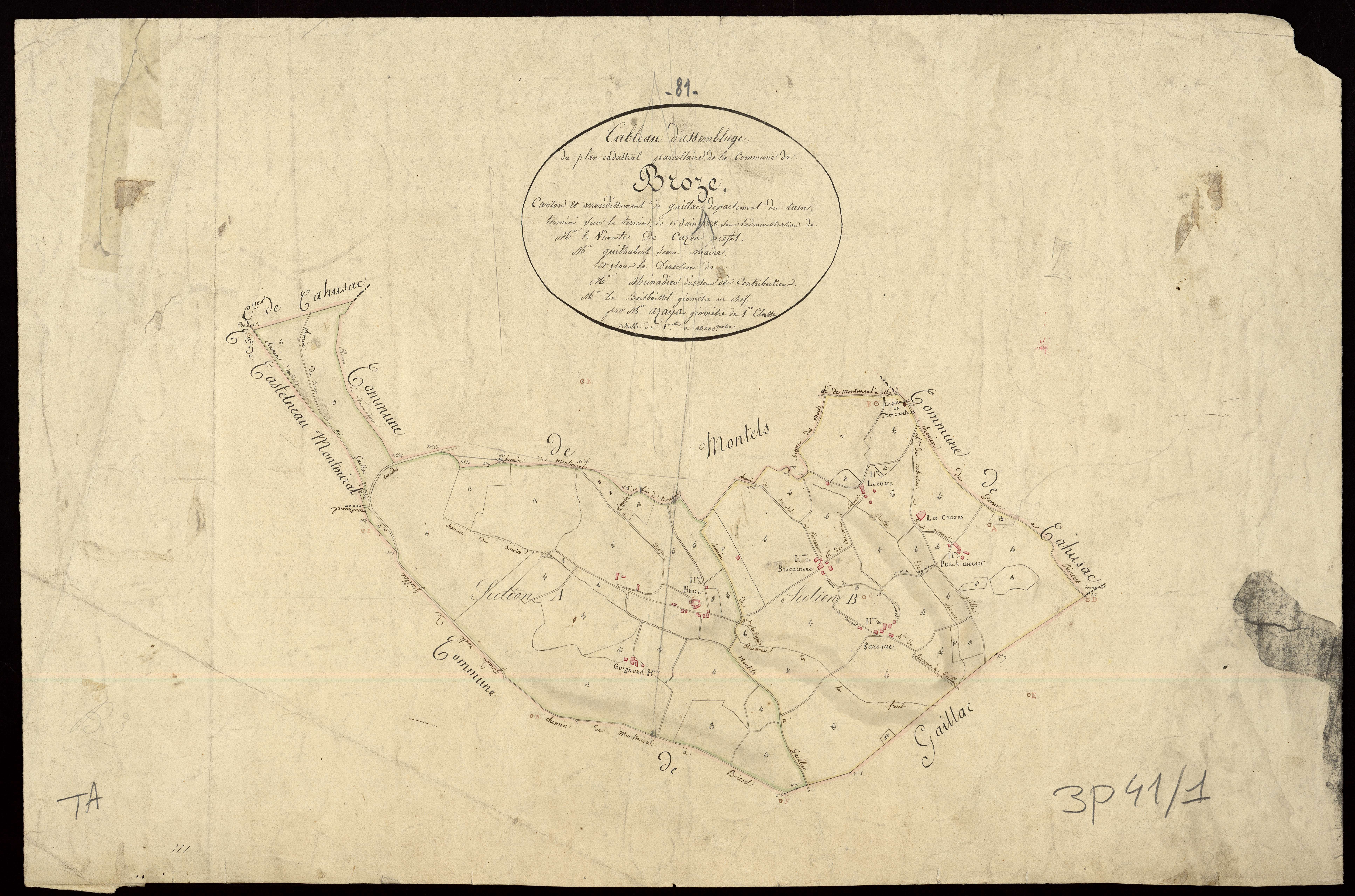 Broze - Tableau d'assemblage