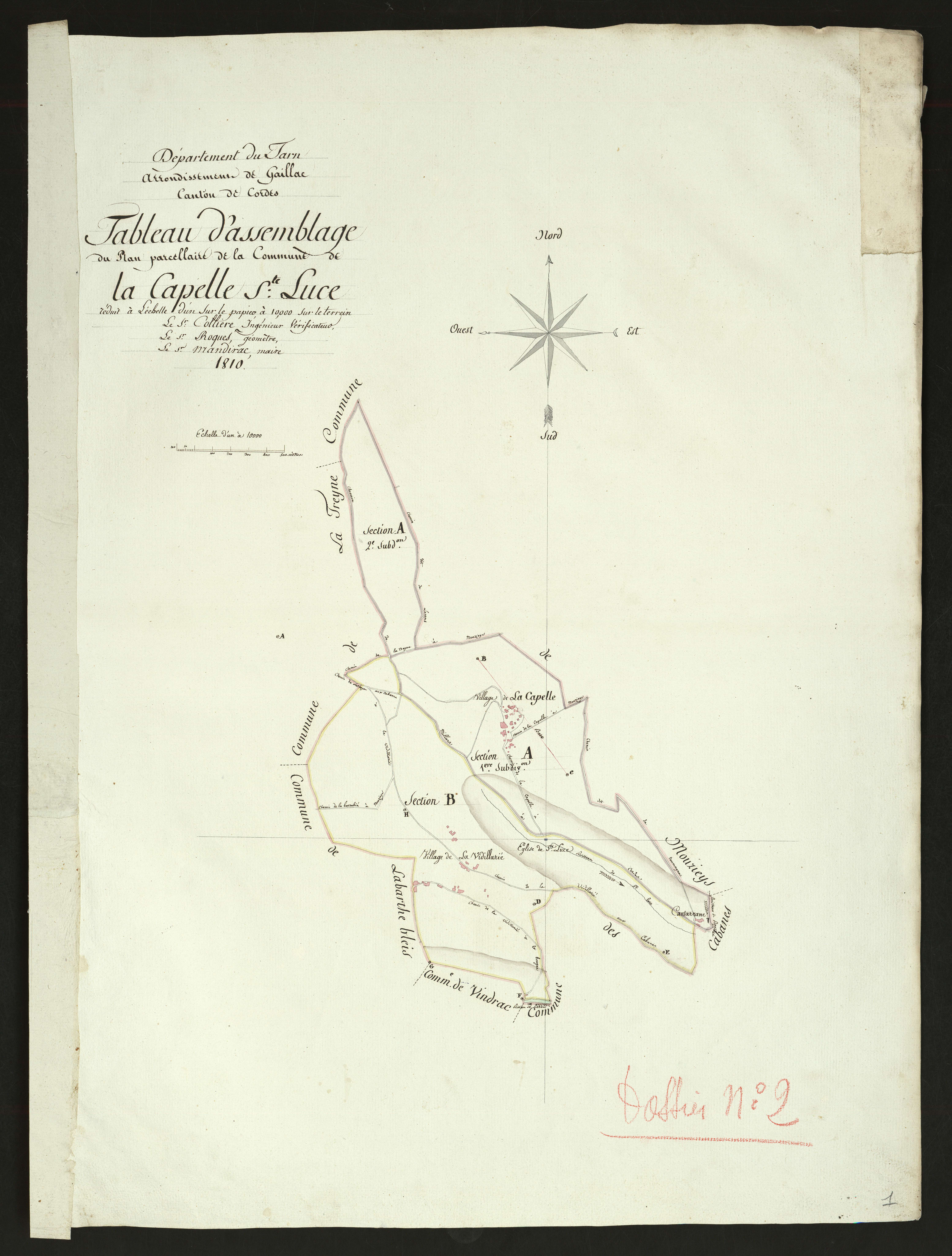 Cabannes - Tableau d'assemblage