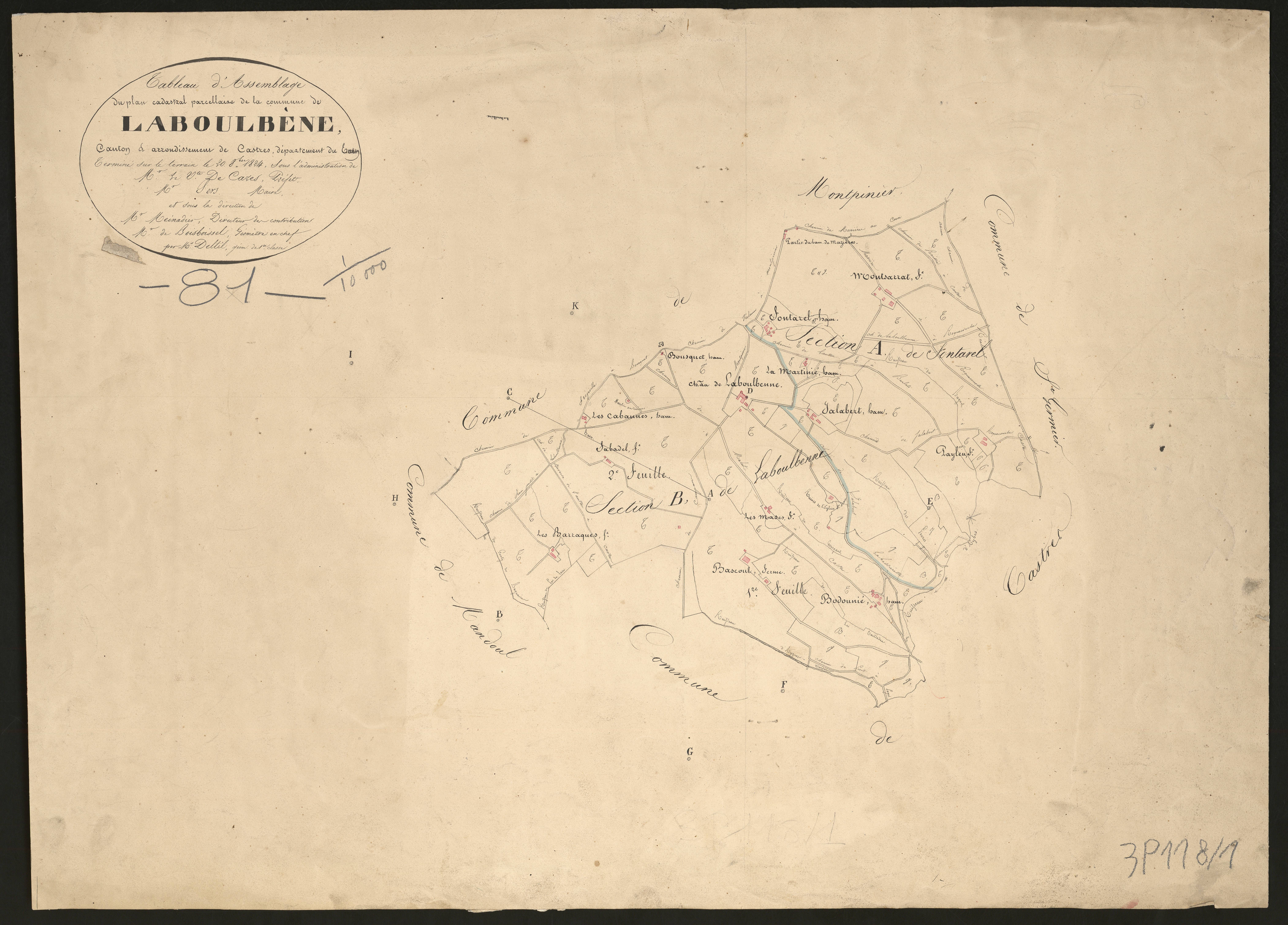 Laboulbène - Tableau d'assemblage