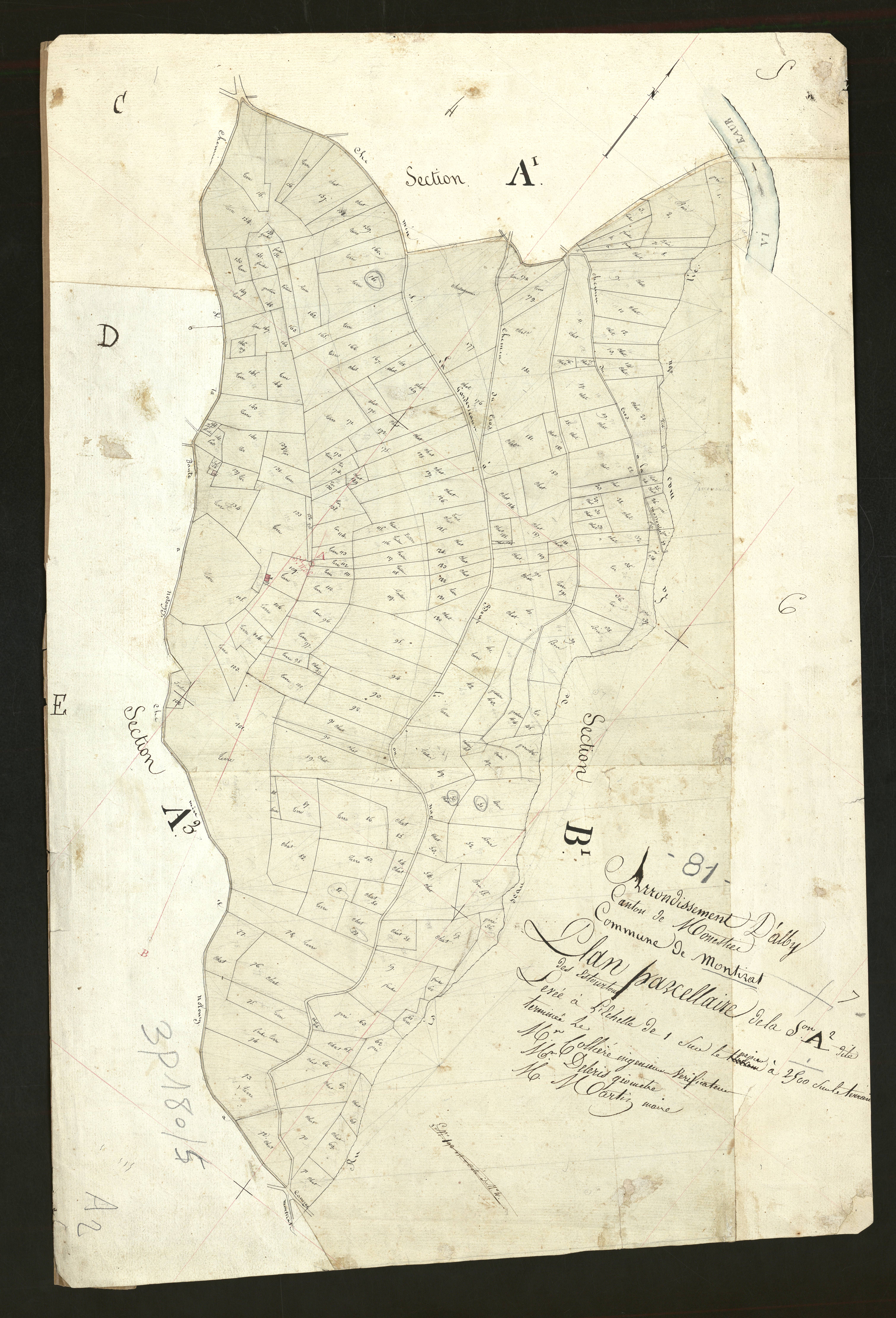 Montfa - Section B, feuille 3