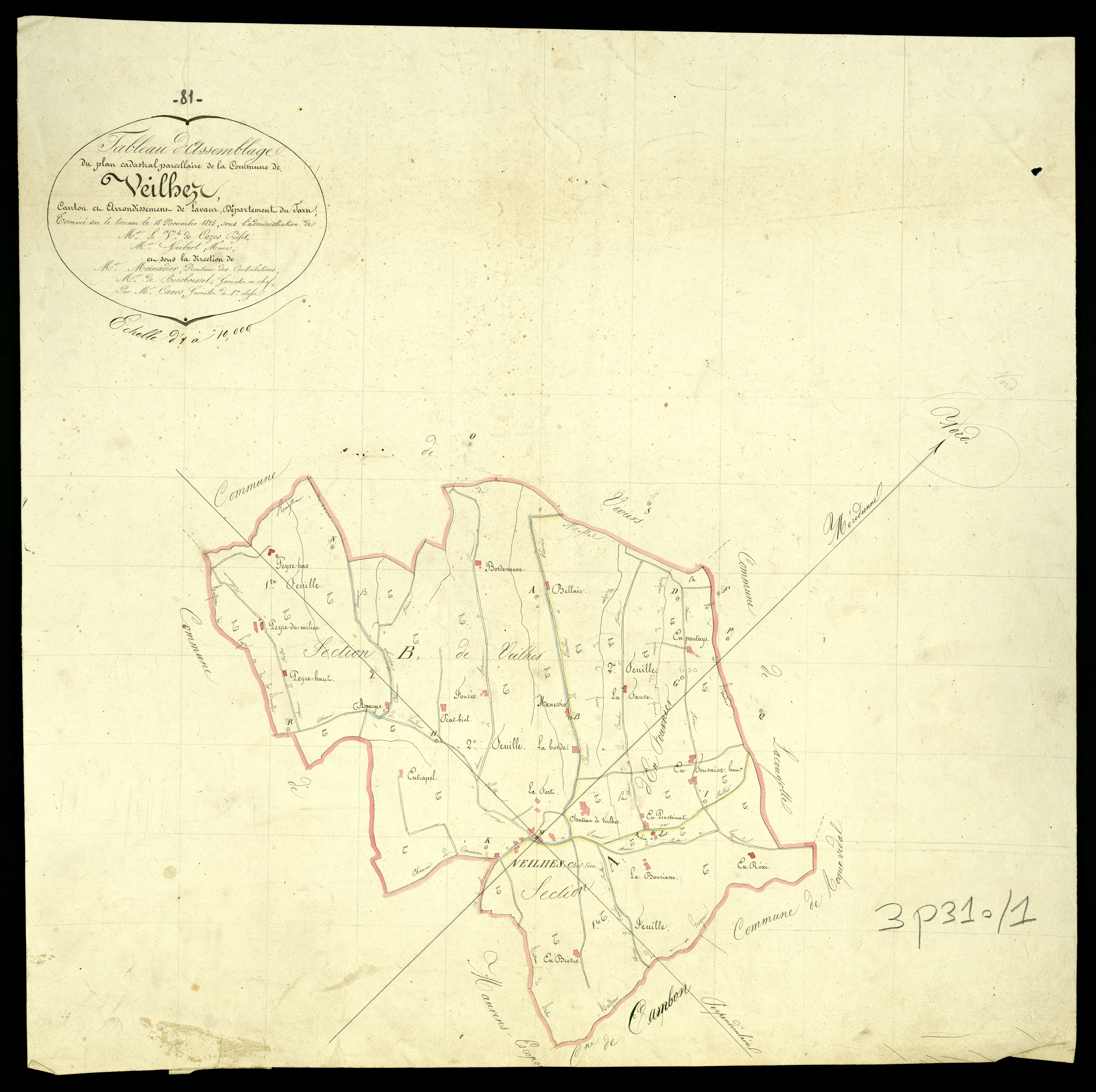 Tonnac - Tableau d'assemblage