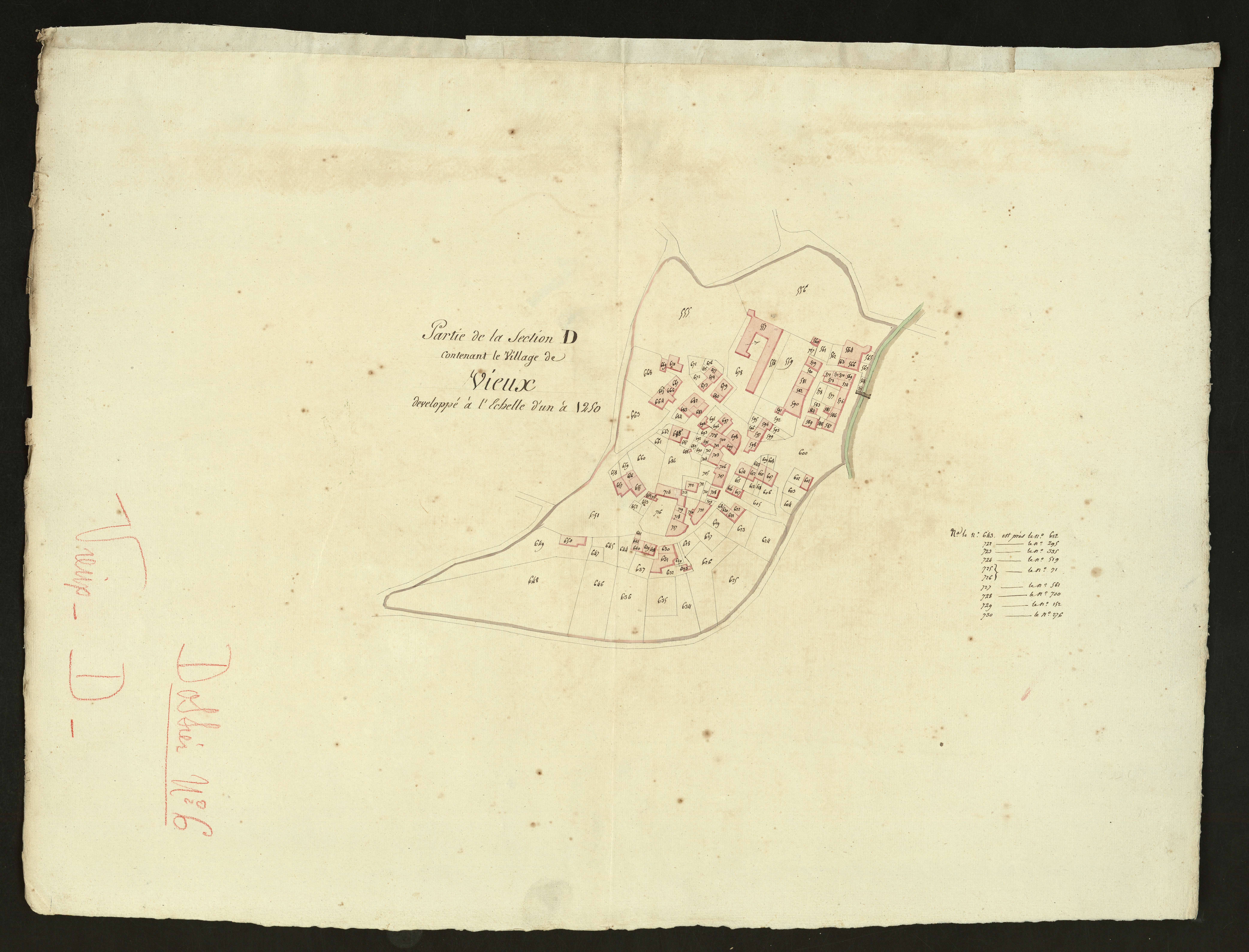 Valderiès - Section A, feuille 5