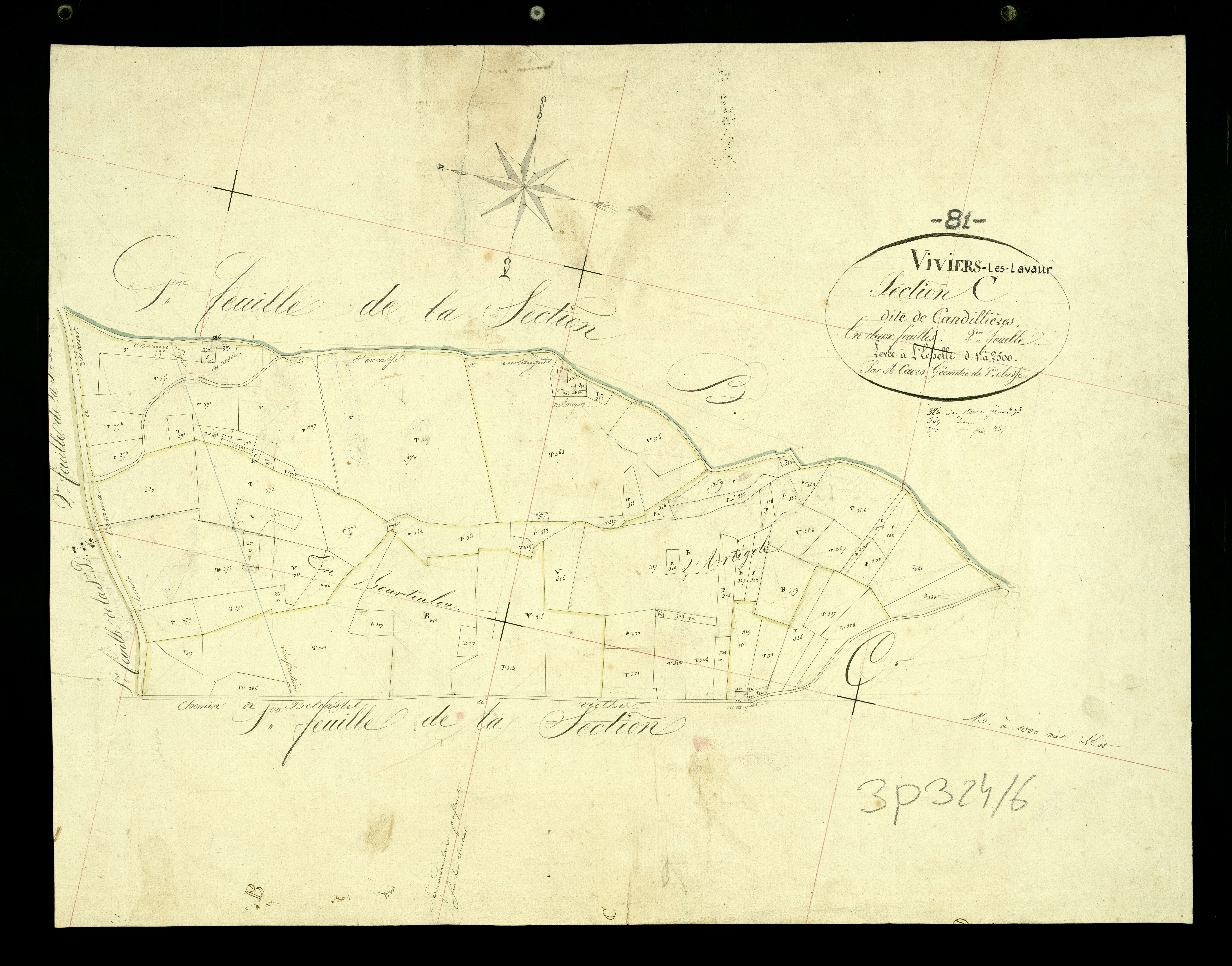 Viane - Section B, feuille 2