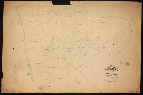 Albefeuille-Lagarde - Section B - Pessols, 1ère feuille