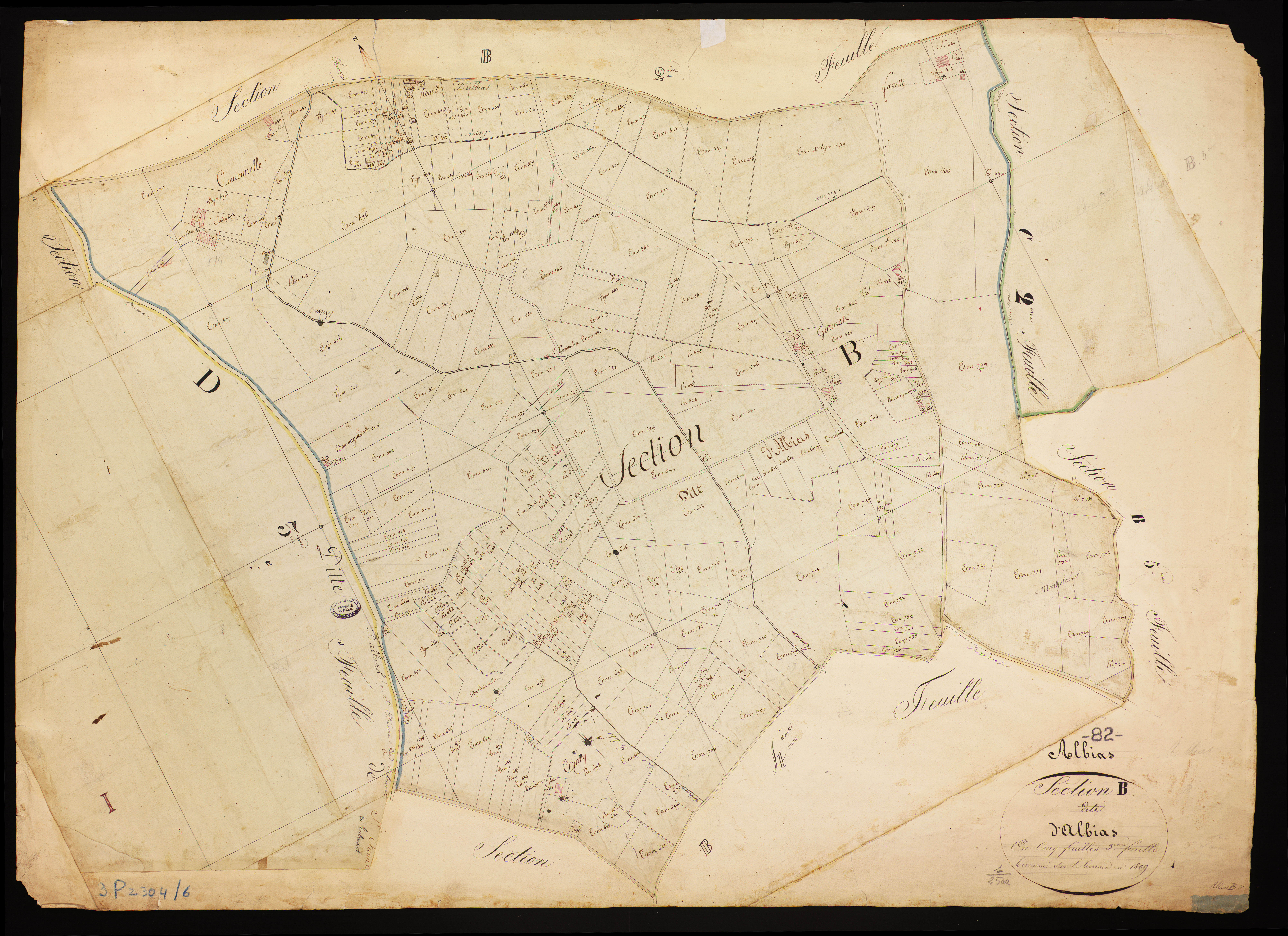 Albias - Section B - Albias, 3e feuille