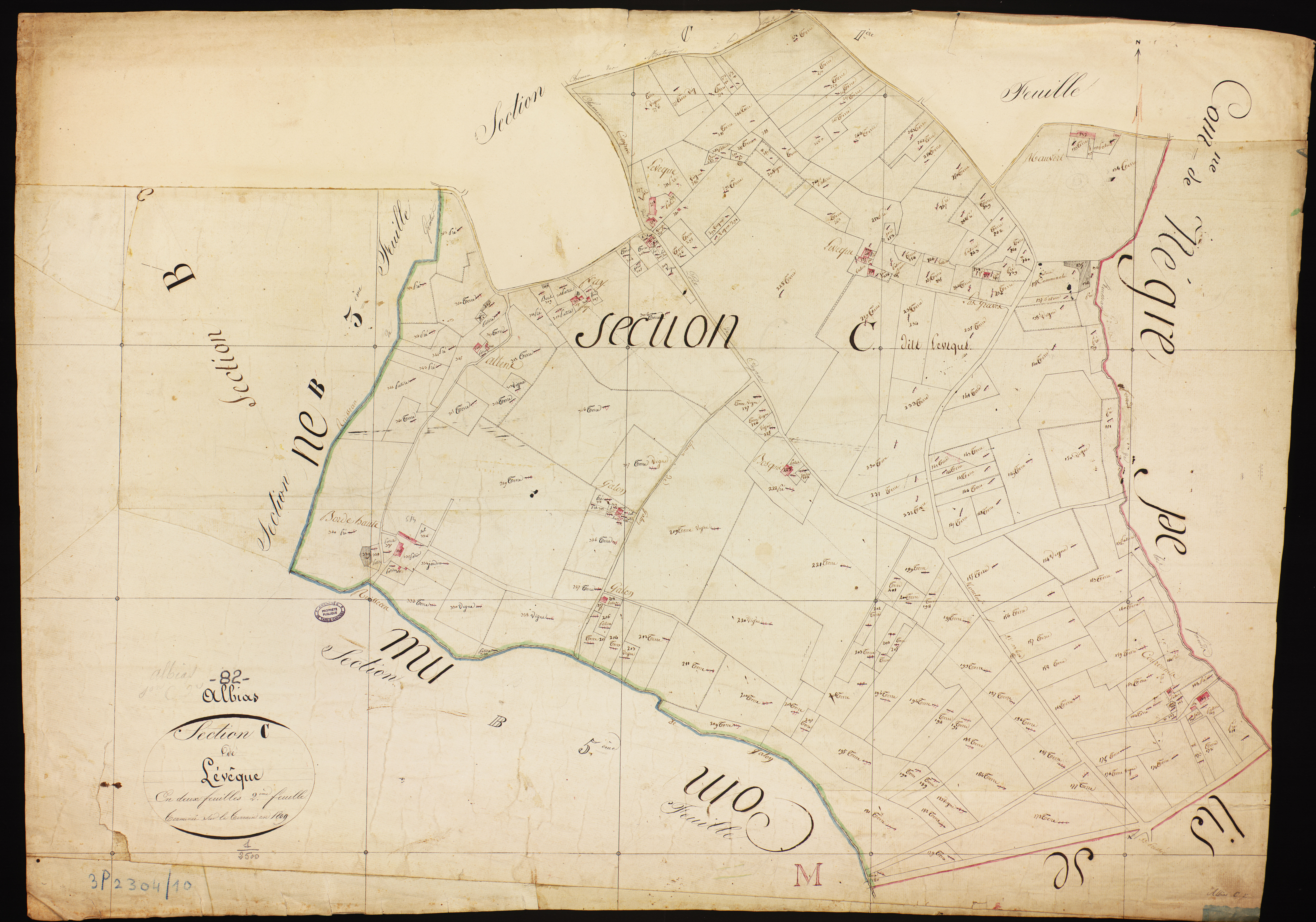 Albias - Section C - Lévêque, 2e feuille