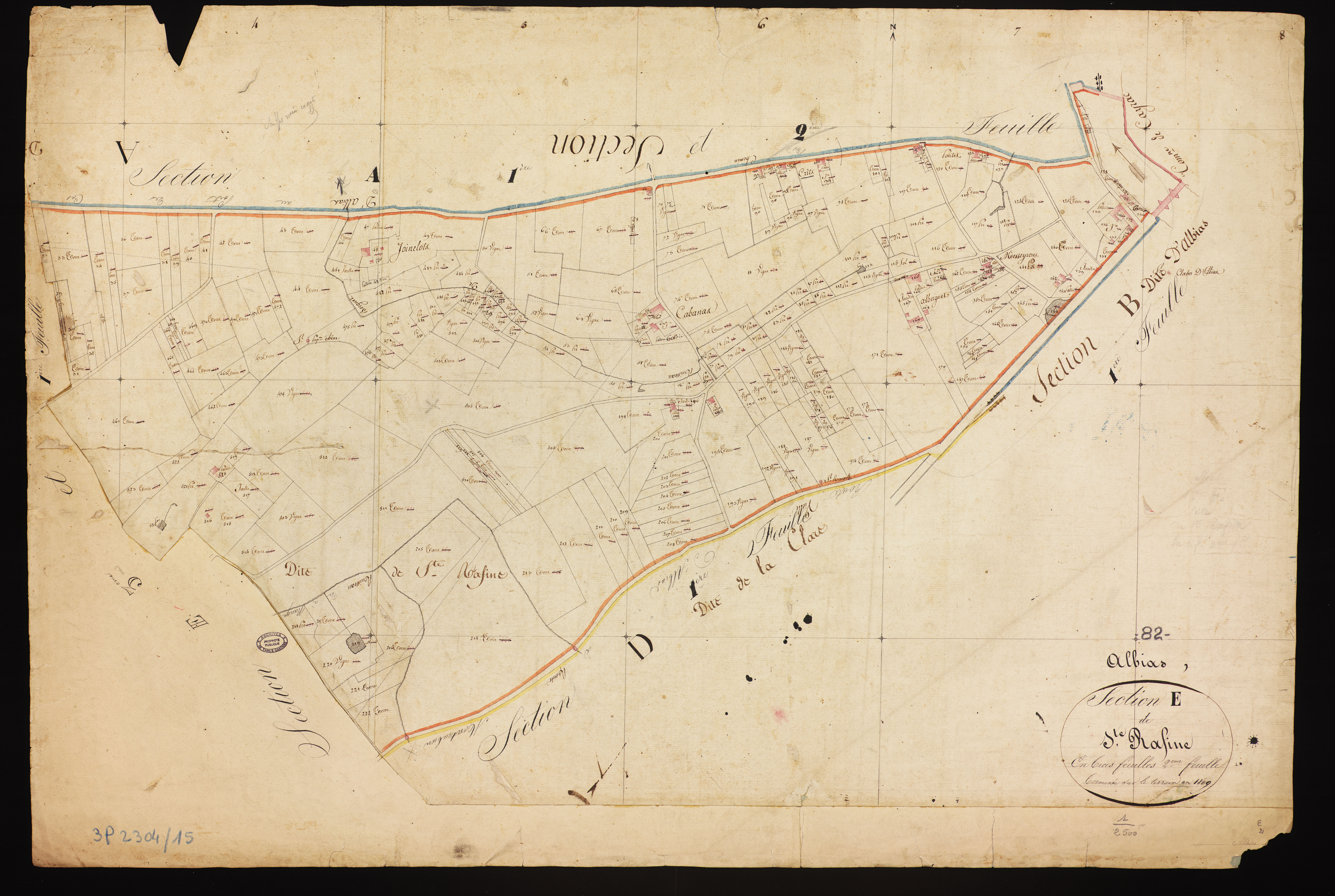 Albias - Section E - Sainte-Rafine, 2e feuille