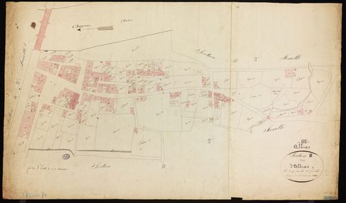 Albias - Section B - Albias, 1ère feuille