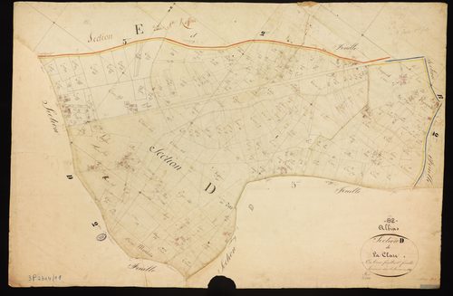 Albias - Section D - La Clare, 1ère feuille