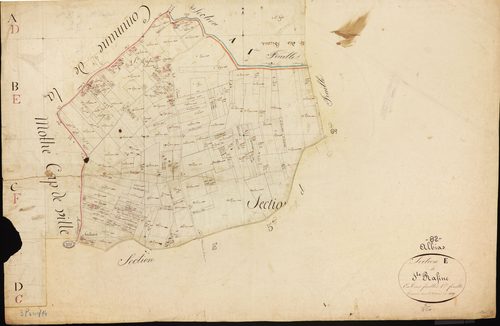 Albias - Section E - Sainte-Rafine, 1ère feuille