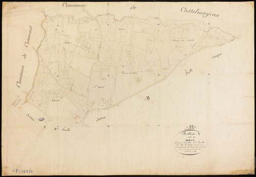 Angeville - Section A - Bibat, 1ère feuille