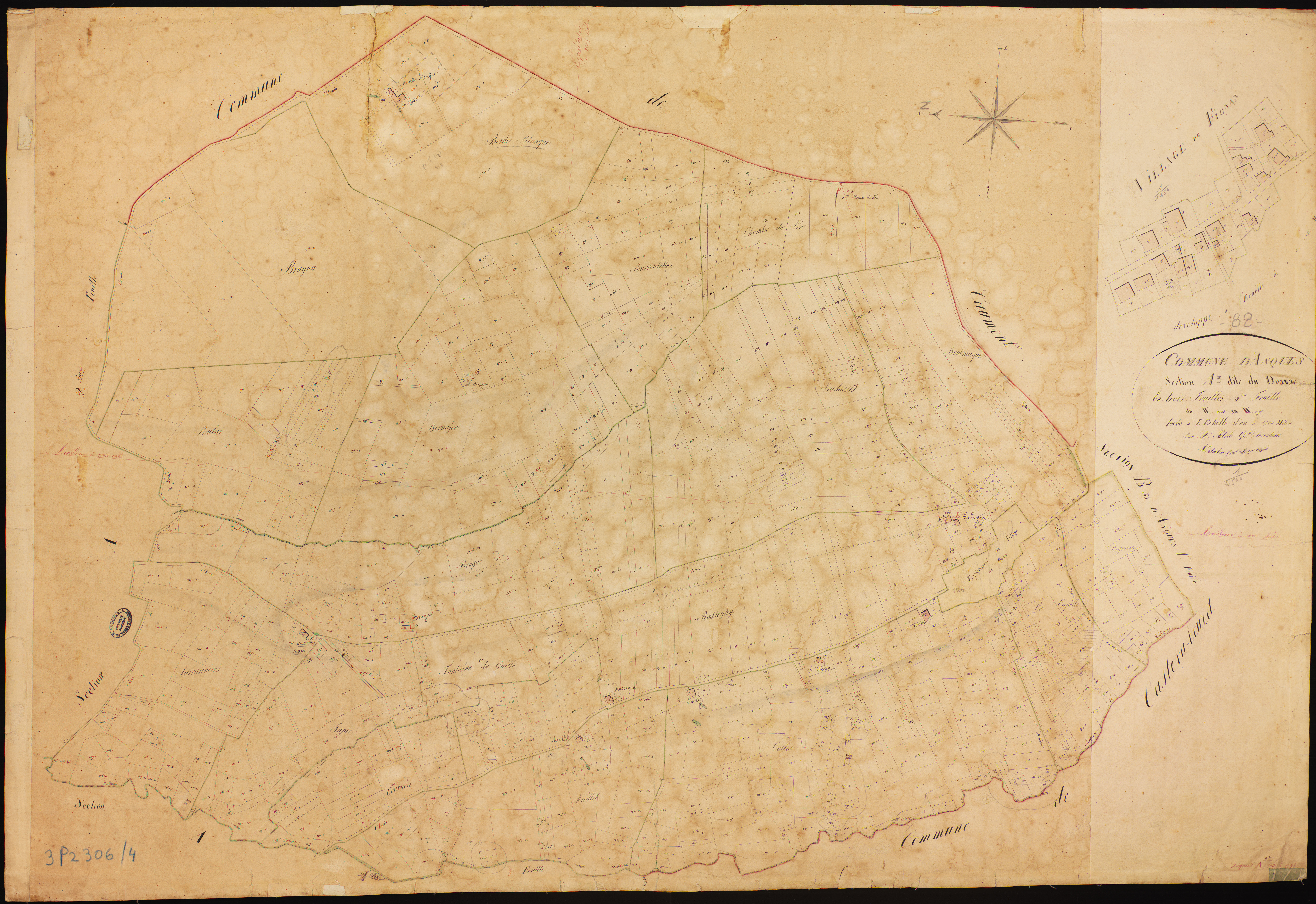 Asques - Section A - Doazac, 3e feuille