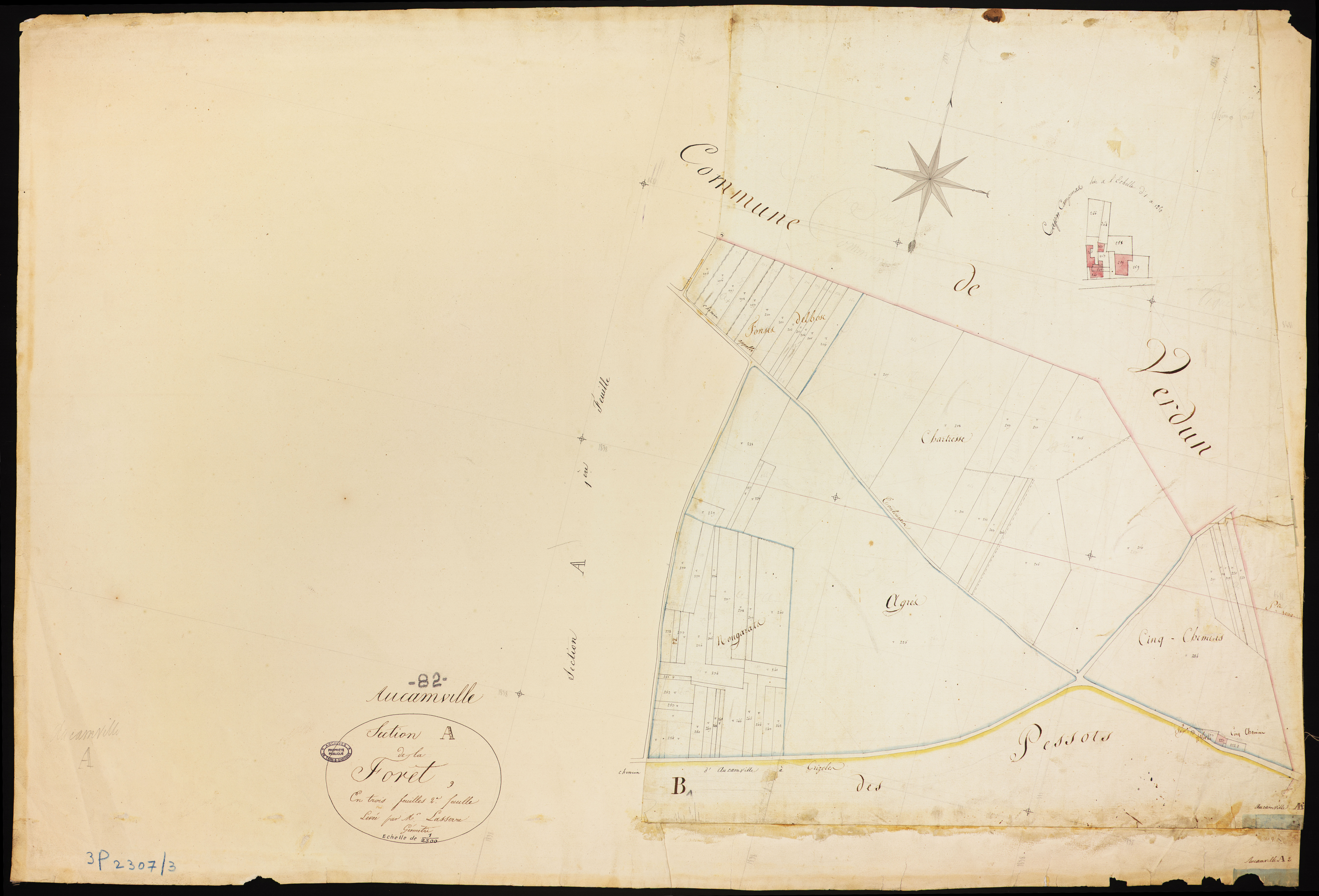 Aucamville - Section A - La Forêt, 2e feuille