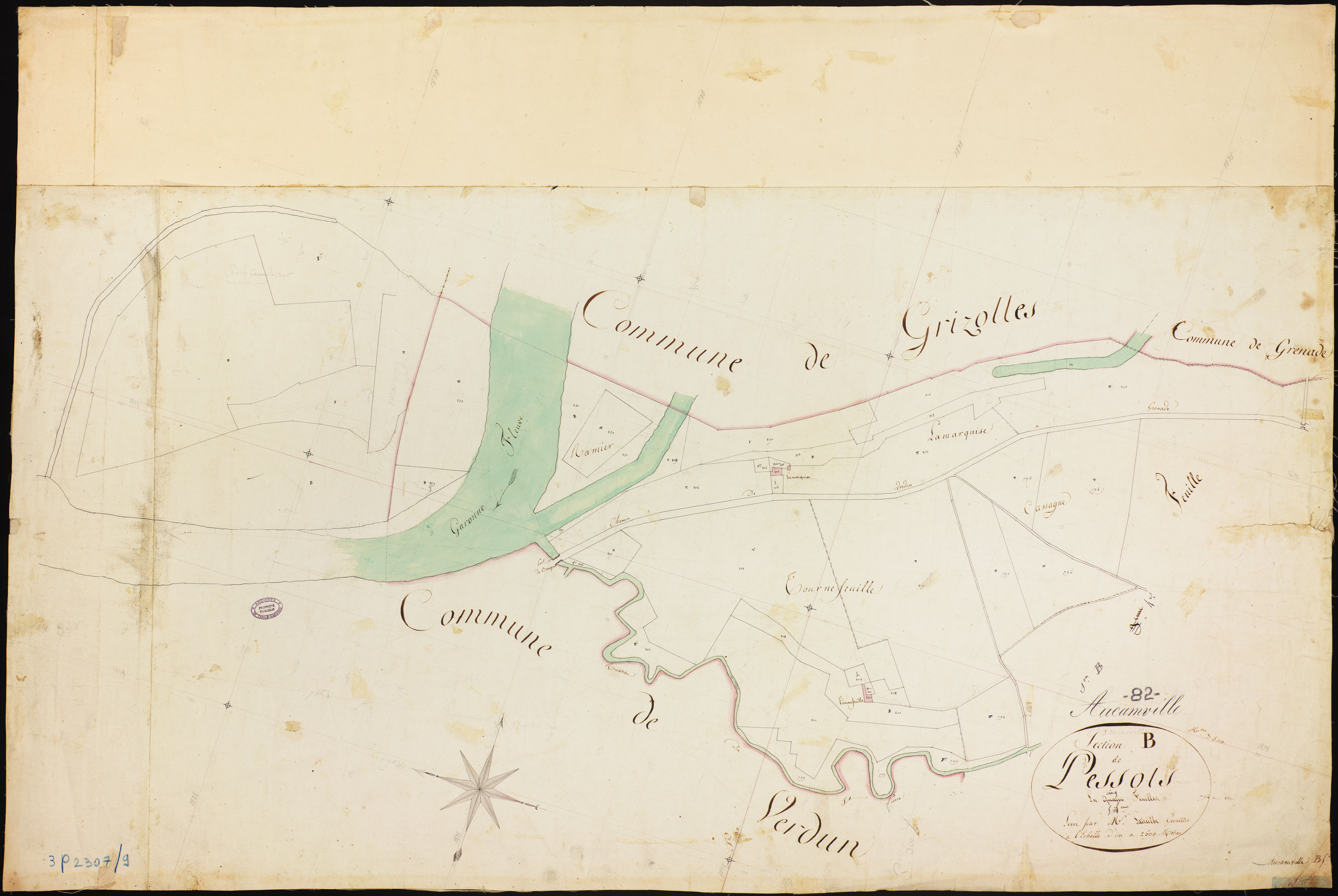 Aucamville - Section B - Les Pessots, 5e feuille