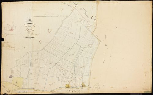 Aucamville - Section A - La Forêt, 1ère feuille