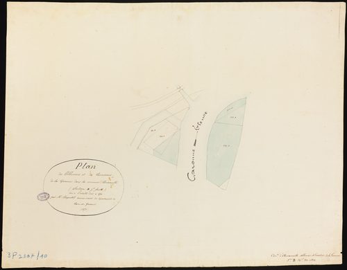 Aucamville - Section B - Les Pessots, 5e feuille : alluvions et corrosions