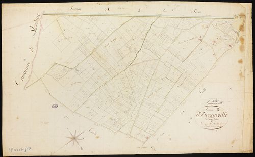 Aucamville - Section D - Aucamville, 1ère feuille