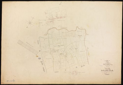 Auterive - Section A - Le Village, 1ère feuille