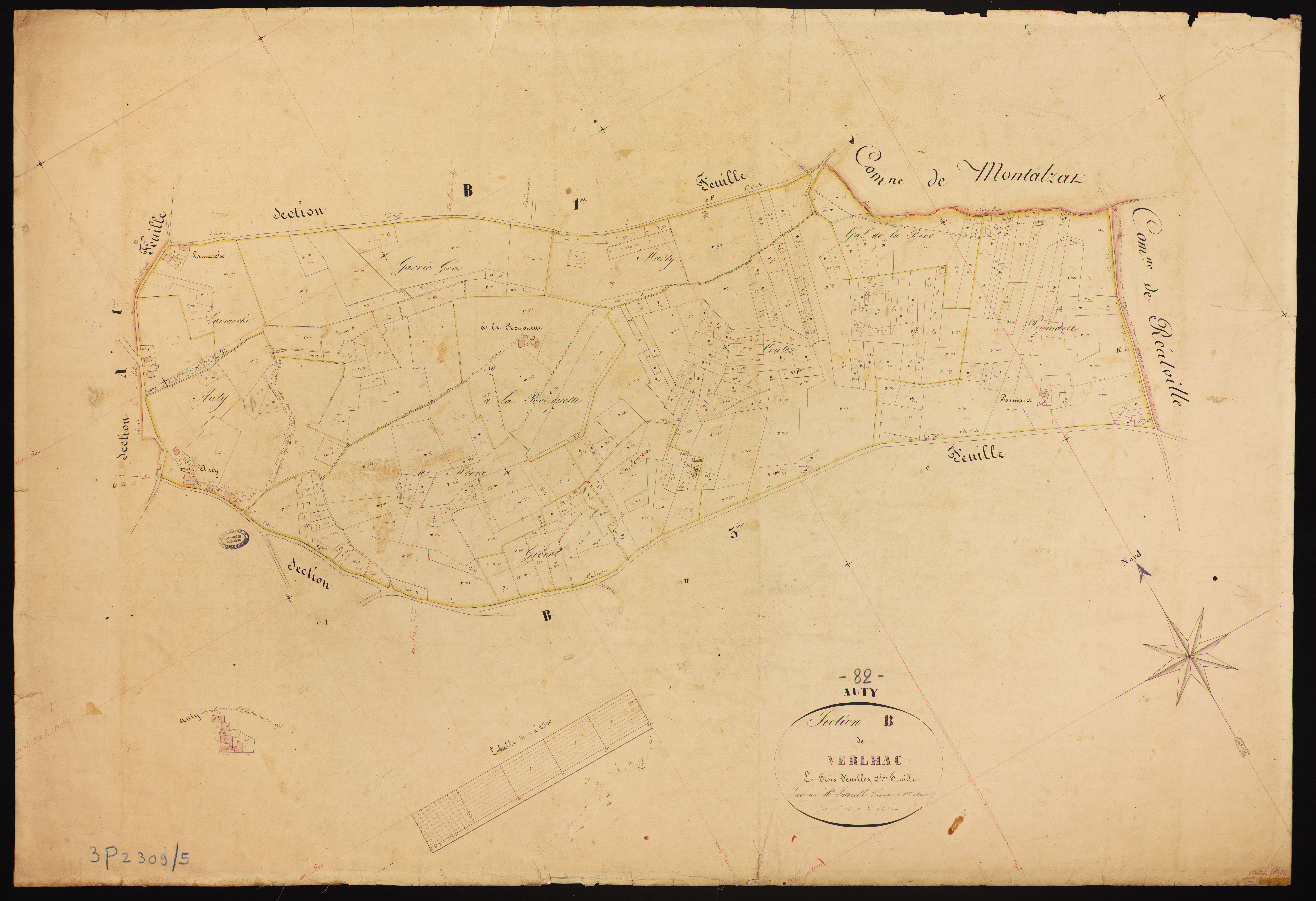 Auty - Section B - Verlhac, 2e feuille