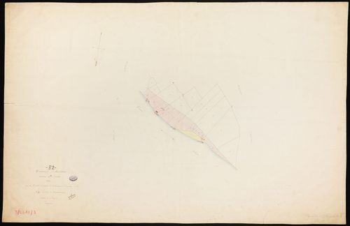 Auvillar - Section A - Labraque, 1ère feuille : alluvions et corrosions