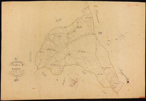 Balignac - Section B - Balignac, 1ère feuille