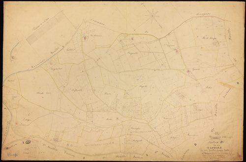 Beaumont-de-Lomagne - Section B - La Tapolle, 1ère feuille