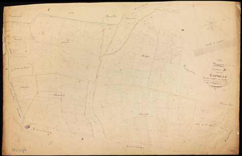 Beaumont-de-Lomagne - Section B - La Tapolle, 2e feuille