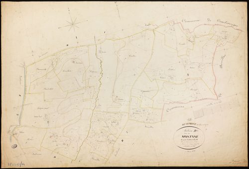 Beaumont-de-Lomagne - Section D - Montané, 2e feuille
