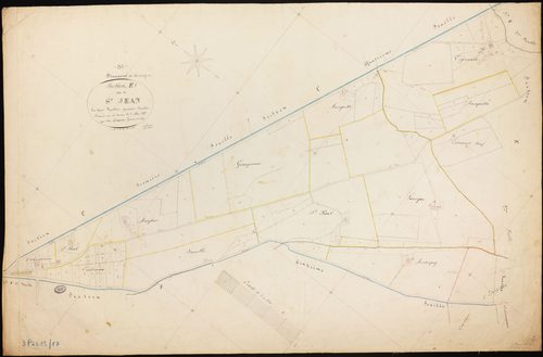 Beaumont-de-Lomagne - Section E - Saint-Jean, 1ère feuille