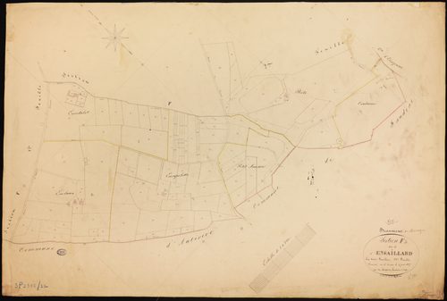Beaumont-de-Lomagne - Section F - Engaillard, 3e feuille
